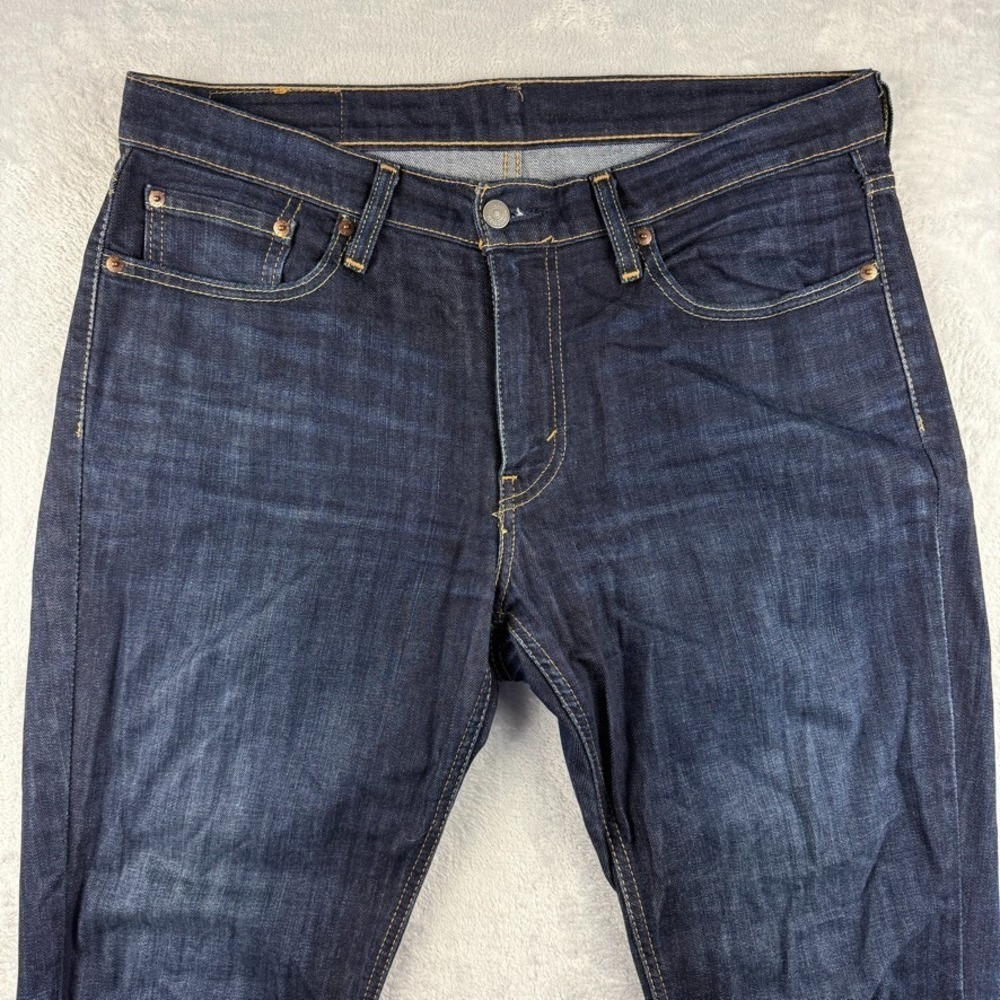 Levis Jeans Mens 36x28* Blue 541 Athletic Slim American Stretch Dark Wash Denim